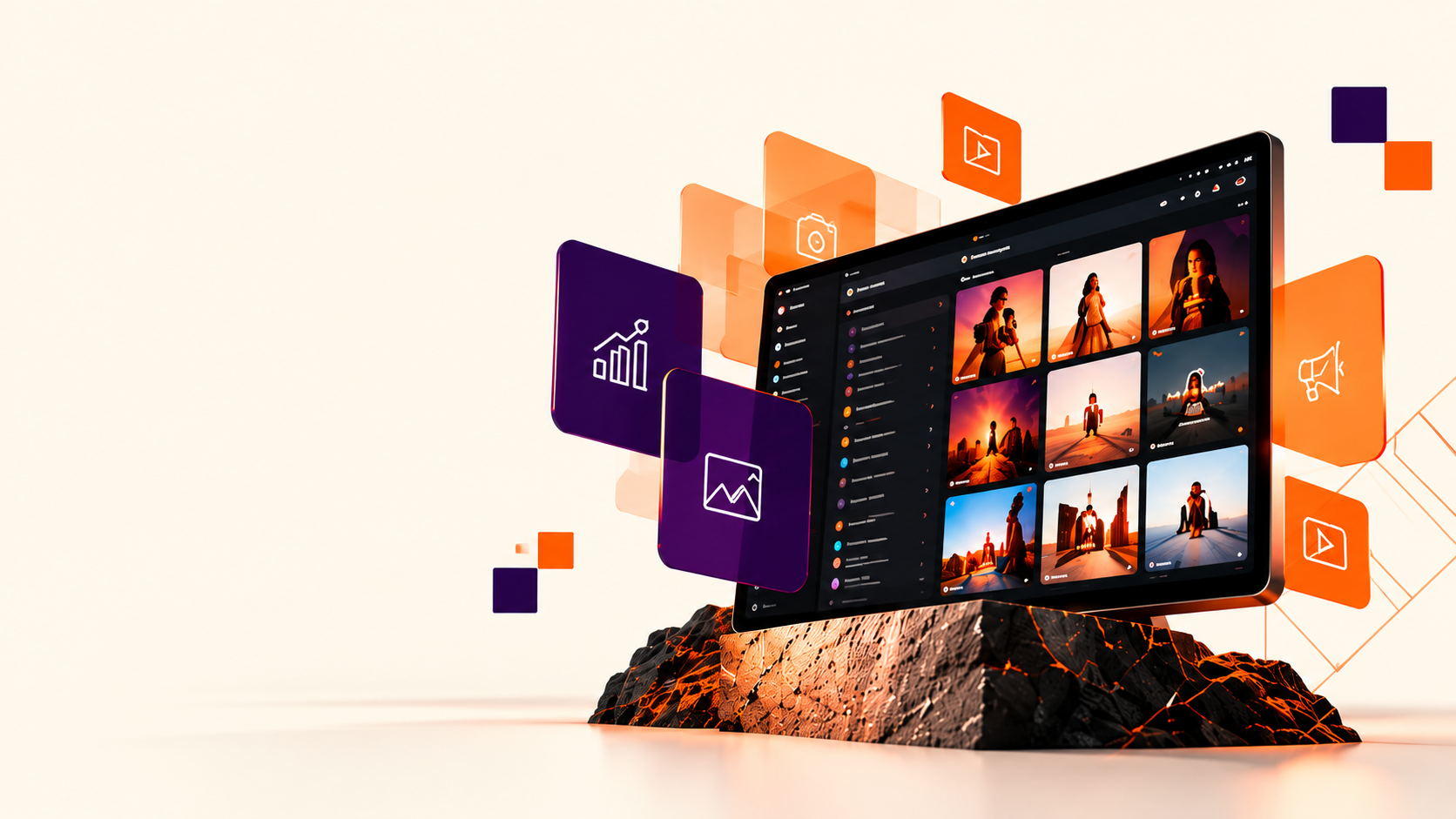 Creative media workspace